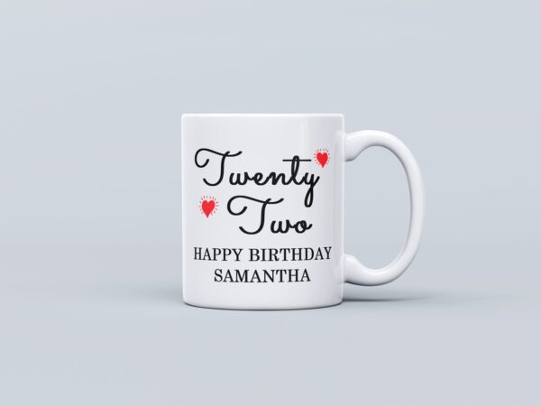 Happy Birthday Age Mug