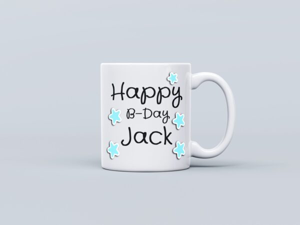 Happy Birthday Blue/Pink Mug