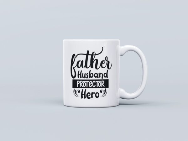 Father Husband Protector Hero Mug