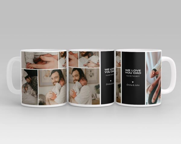 Love you Dad 5 Collage Mug