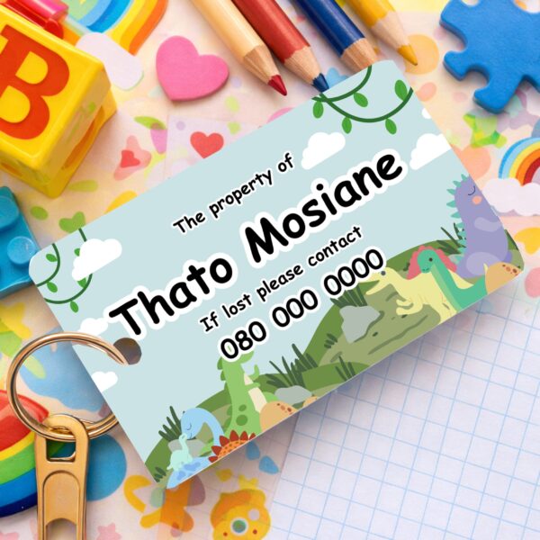 2 x Custom Kids Bag Tag